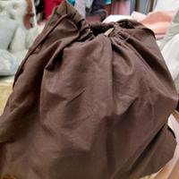 BORSA TRACOLLA CON MANICI IN PELLE