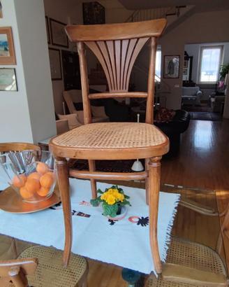 SEDIA THONET JUGENDSTIL ORIGINALE (4 disponibili)