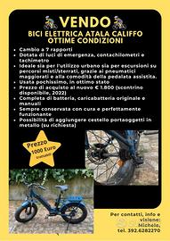BICICLETTA ATALA CALIFFO E BIKE