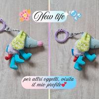 Cane gioco peluche con anello
