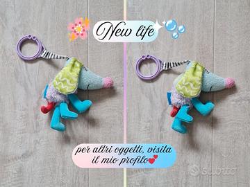 Cane gioco peluche con anello