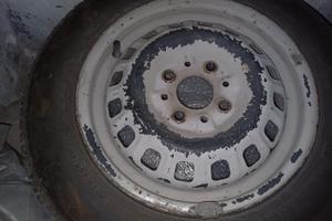 Cerchi  con gomme vecchia Panda 