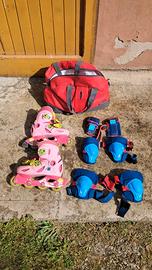 Pattini in linea 32-34 per bimba