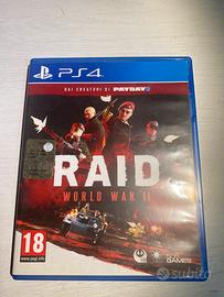 Gioco per ps4 RAID world war II
