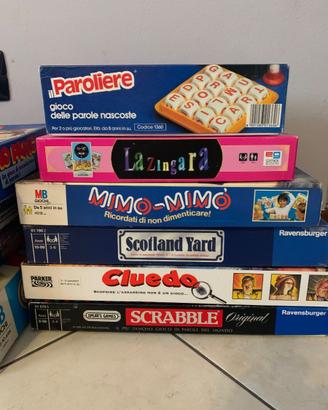 Giochi in scatola vintage