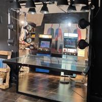 Specchio con luci per trucco