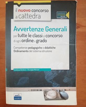 Avvertenze Generali Edises Concorso Scuola