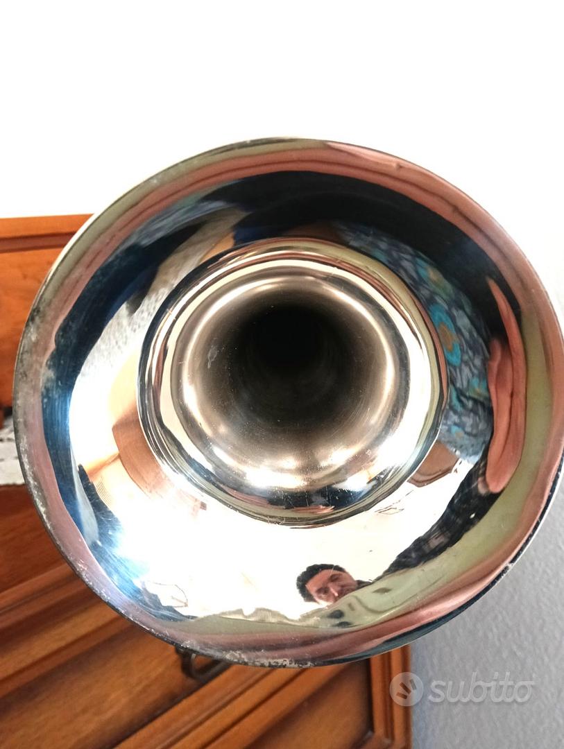 Bocchino Per Tromba Schilke Standard Serie 9 - Placcato Argento Nuovo - Foto 2