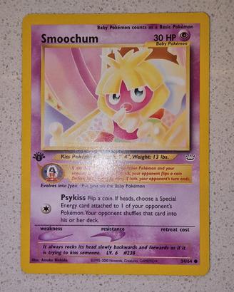 Carta Originale Smoochum prima edizione NR 54 / 64