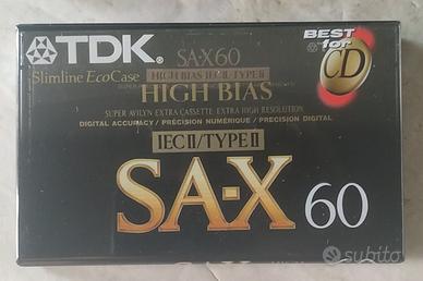 Cassetta TDK SA-X 60 - Usa 1992 - top Chrome nuova