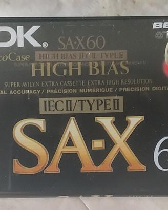 Cassetta TDK SA-X 60 - Usa 1992 - top Chrome nuova