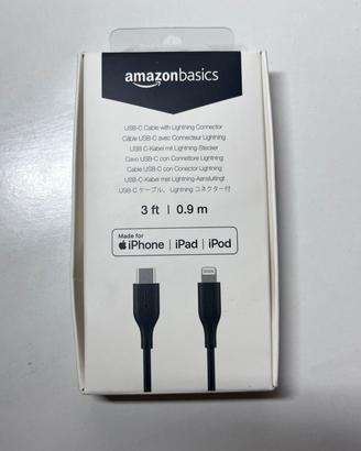 Cavo USB-C a Lightning AmazonBasics 0,9 m