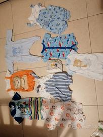 set pagliaccetti 0-1 mese bimbo