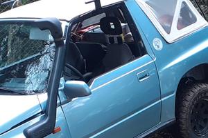 portapacchi roof rack artigianale