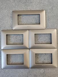 placche Bticino Matix silver 