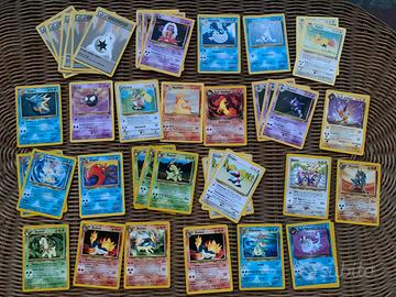 Lotto carte pokemon set base