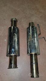 silenziatori inox da 70mm 