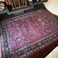 Tappeto antico persiano in lana annodato a mano