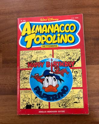 Almanacco Topolino N.333 settembre