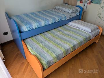 Letto singolo + letto a scomparsa 