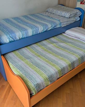 Letto singolo + letto a scomparsa 