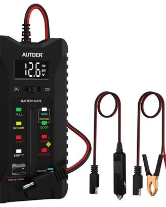 TESTER VOLTMETRO x BATTERIA ED ALTERNATORE - NUOVO
