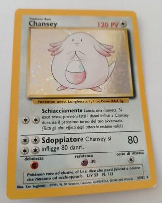 Carta Pokémon Chansey