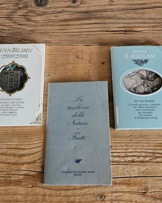 3 Libri Illustrati Bilibin, Rackham, Reader's Dige