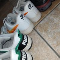 scarpe 3 paia  sneakers. Nike, Puma, Marina milita