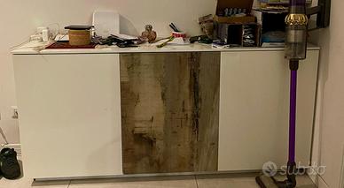 Sgombero libreria e credenza