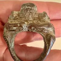 Anello tribale indiano in bronzo fine ‘800