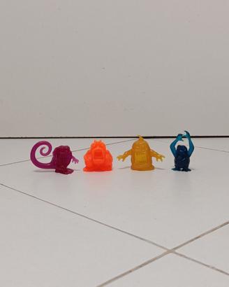 Set 4 Fantasmini Real Ghostbusters Kenner 1986