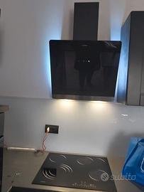 Piano cottura ad induzione piu cappa per piano ad