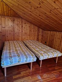 Letti singoli con materasso regolabili