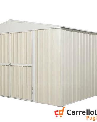 Box prefabbricato in acciaio 360x430cm avorio