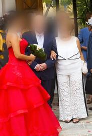 Vestito Rosso da Sposa 42 di Samuela Spose