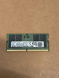 RAM Samsung 32GB DDR5 SODIMM 5600MHz