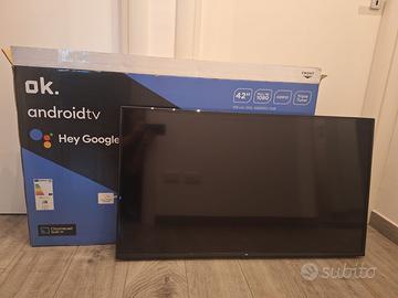 Televisione 4K 42’’ OK. Android TV Full HD