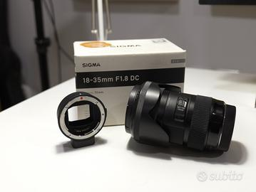 Sigma Art 18-35mm f1.8 Canon “aggiornato”