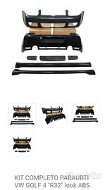 KIT COMPLETO PARAURTI VW GOLF 4 "R32" look ABS
