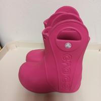 CROCS Stivaletti di gomma - candy pink - Rain Boot