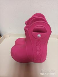 CROCS Stivaletti di gomma - candy pink - Rain Boot