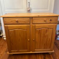 Mobiletto cucina in pino