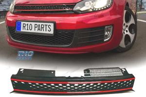 GRIGLIA VOLKSWAGEN VW GOLF 6 LOOK GTI NERO ROSSO