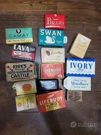 Lotto Raro 16 Pezzi Saponi Vintage e Brillantina 