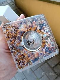 Sei faretti da incasso Vetro murano 