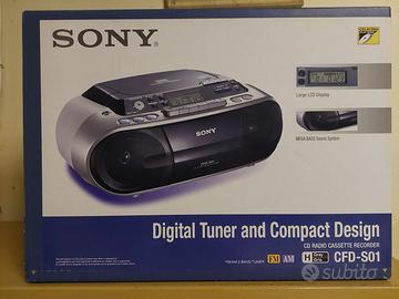 Radioregistratore con cassette e CD Sony CFD-S01