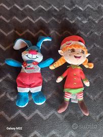 Lotto 2 peluche  Ufficiali Kinder  Ferrero