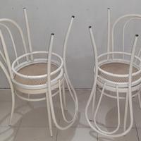 sedie, panche, sedie bianche, panchette,