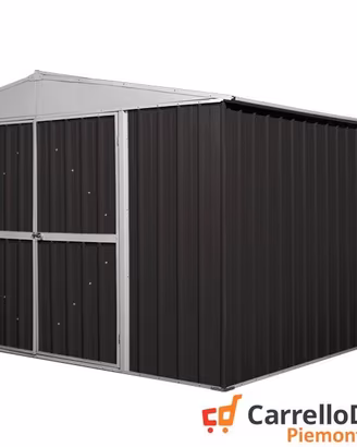 Box prefabbricato in acciaio 360x430cm nero
